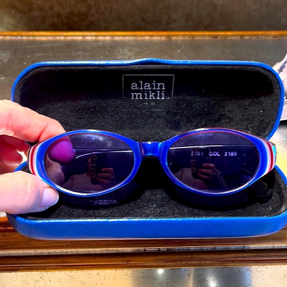 alain Mikli Blue sunglasses  With case . - Picture 1 of 8